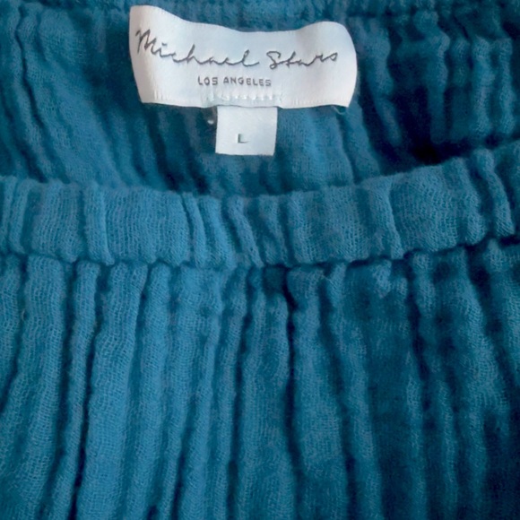 MICHAEL STARS NWOT FLEUR GAUZE TOP - Picture 5 of 5